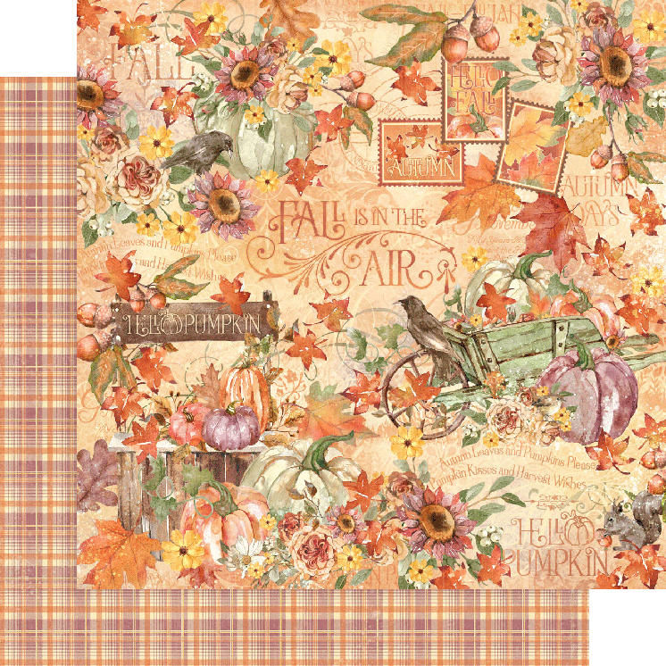 Hello Pumpkin 12x12 Collection Pack with Stickers - Graphic 45