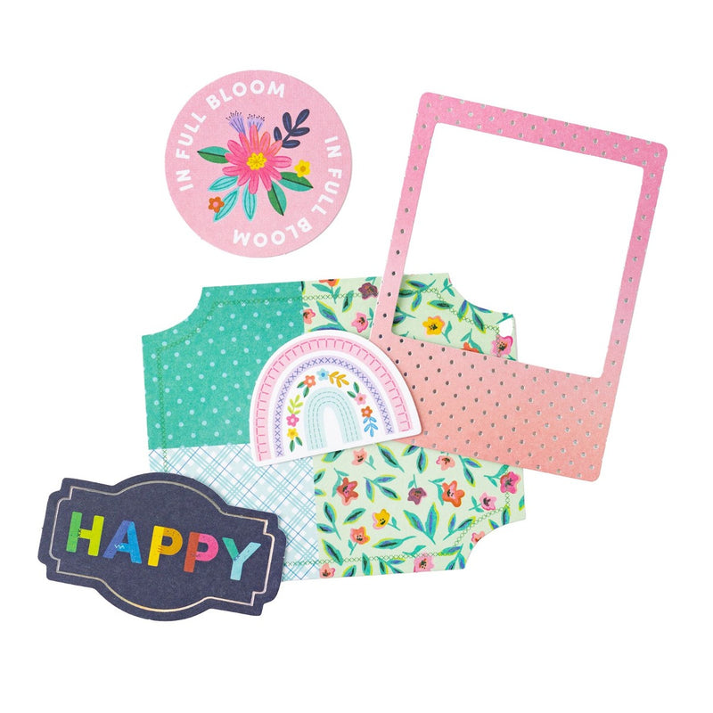 Ephemera Icons with Holographic Foil Accents- Paige Evans - Blooming Wild Collection - American Crafts