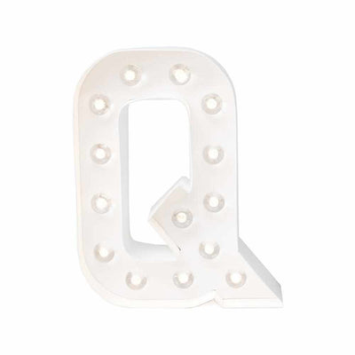 front view of Q - Letter Kit Marquee Love