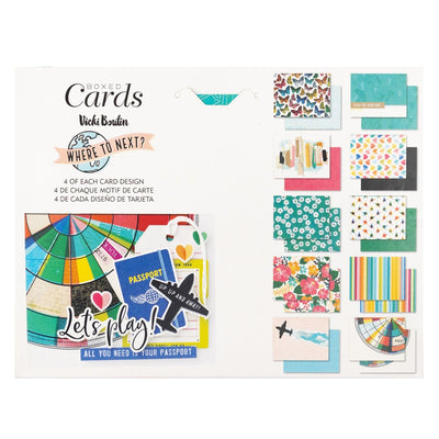 Boxed Cards - Vicki Boutin - Where To Next - American Crafts