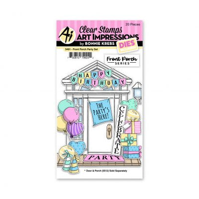 Front Porch Party Die & Stamp Set - Bonny Krebs - Art Impressions