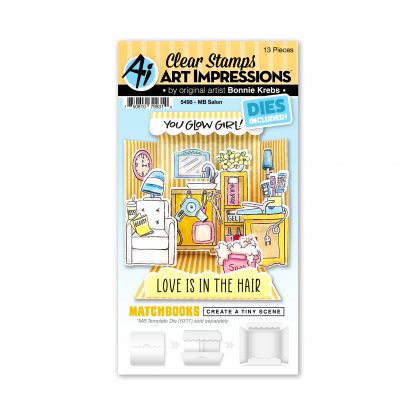 Salon Die and Stamp Set - Matchbook Collections - Art Impressions