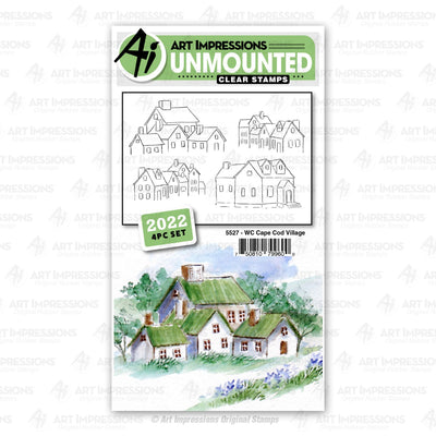 Cape Cod Village Clear Stamps - Watercolor Collection -  Art Impressions