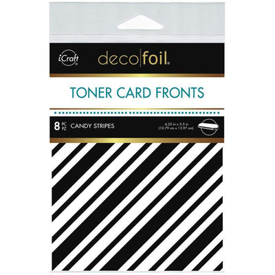 White Toner Sheets, Candy Stripes - Deco Foil - Therm-O-Web