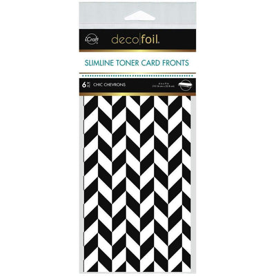 Slimline Toner Sheets, Chic Chevrons - Deco Foil - Therm-O-Web - Clearance