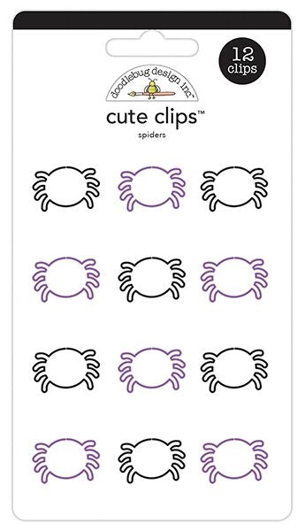 Spiders Cute Clips - Ghost Town - Doodlebug - Clearance