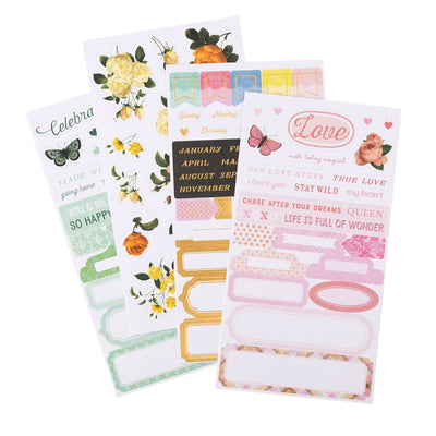 Sticker Book with Gold Foil Accents - Brighton Collection - BoBunny
