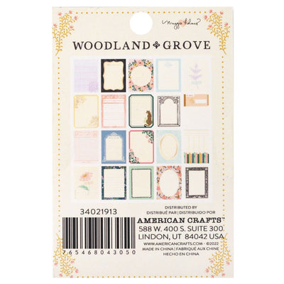 Journaling Card Pad, 3x4 - Maggie Holmes - Woodland Grove Collection - American Crafts