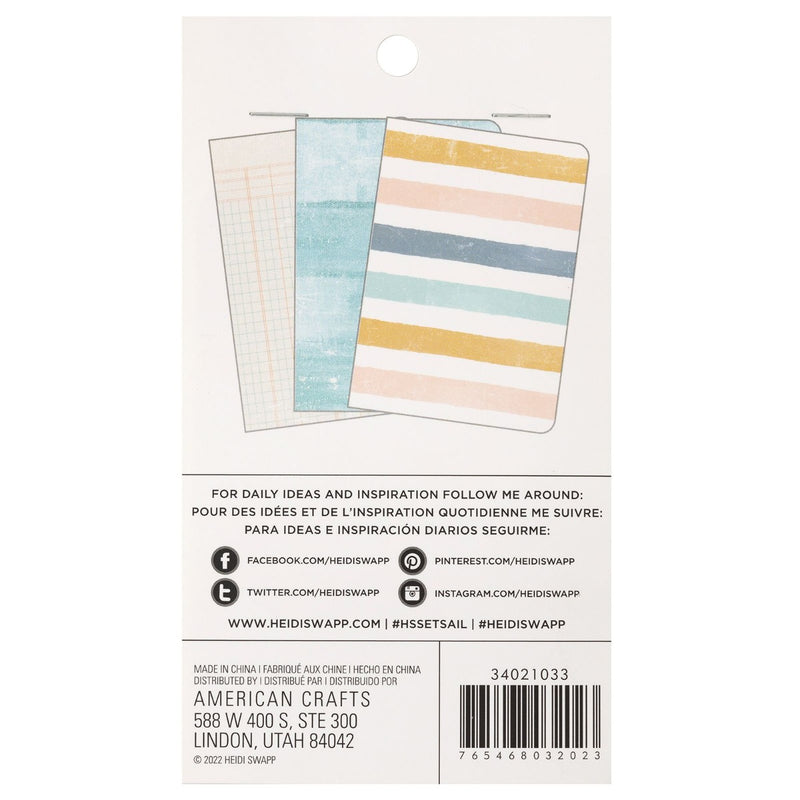 Mini Notebooks - Heidi Swapp - Set Sail Collection - American Crafts
