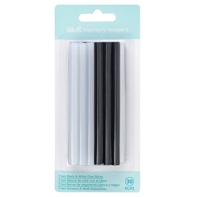 Black and White Hot Glue Sticks - Creative Flow Collection - We R Memory Keepers