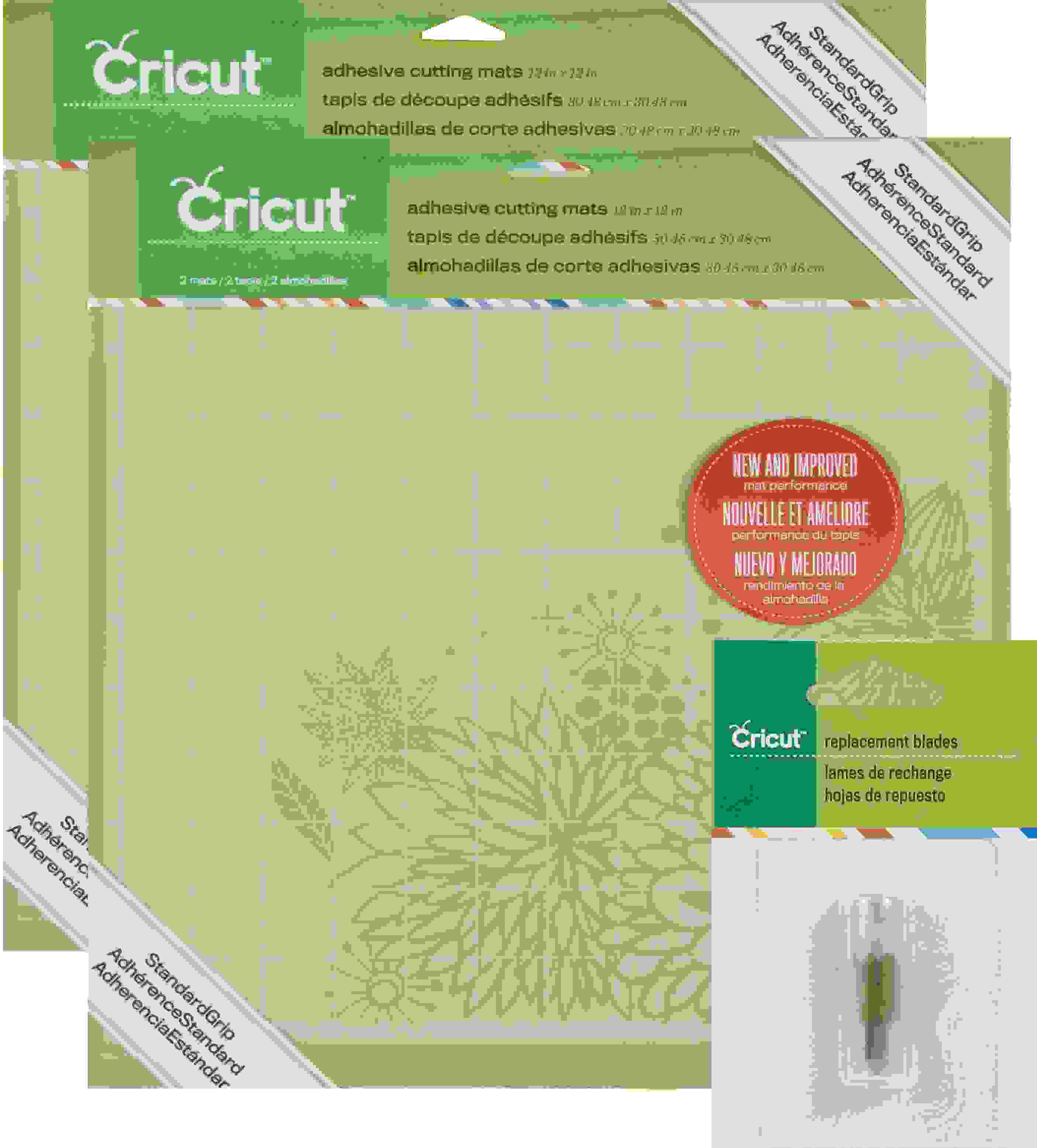 Cricut Cutting Mat Variety 4 Pack, 12x24 in (Lightgrip