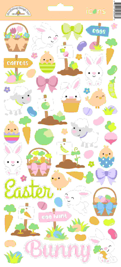 Hoppy Easter Icons Stickers