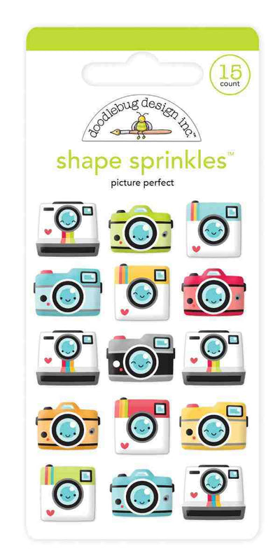 Picture Perfect Shape Sprinkles - I Heart Travel - Doodlebug Design