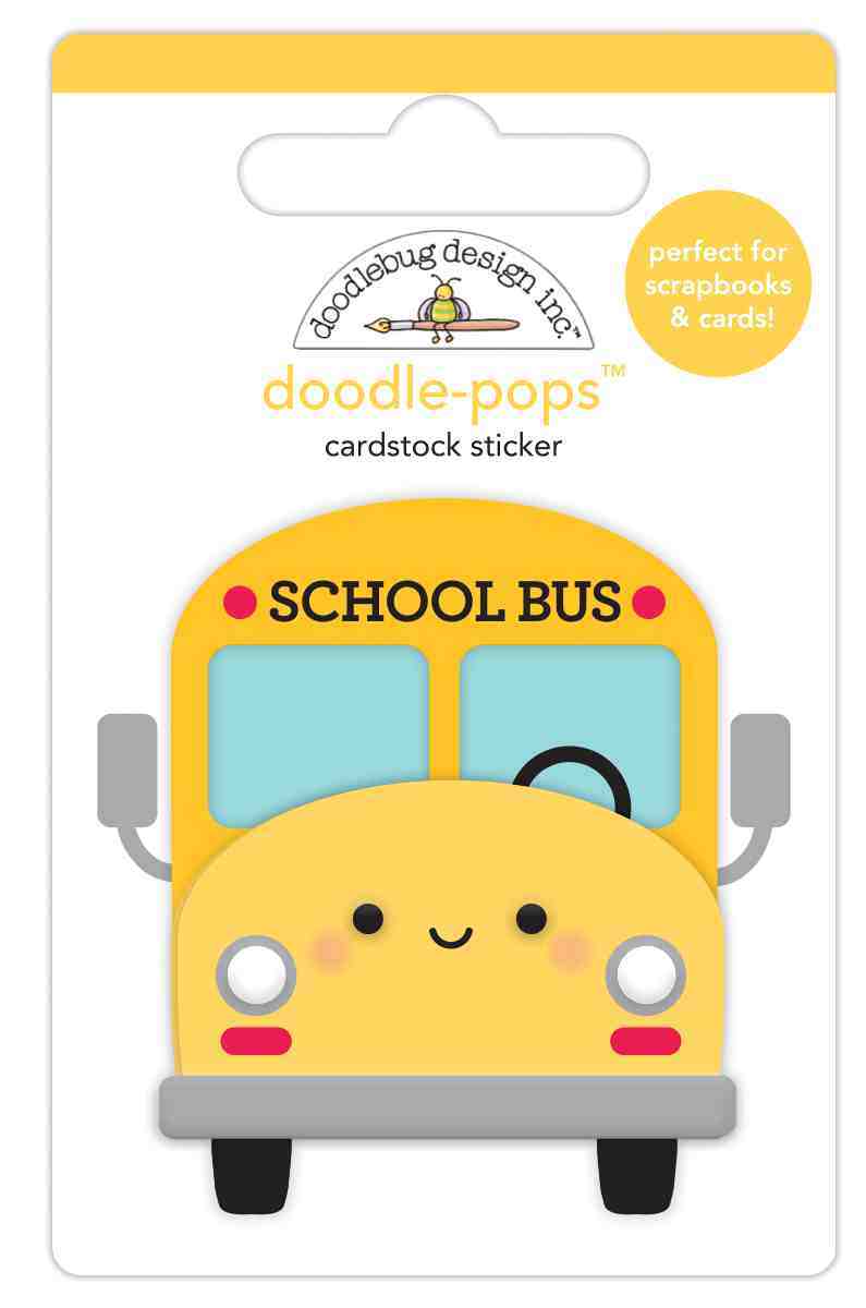 School Bus Doodle-Pops - School Days - Doodlebug Design