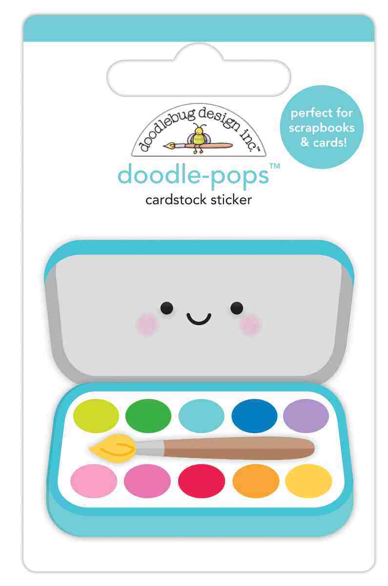 Paint Box Doodle-Pops - School Days - Doodlebug Design