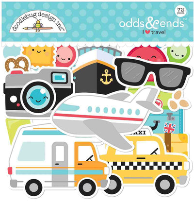 I Heart Travel Odds & Ends - Doodlebug Design