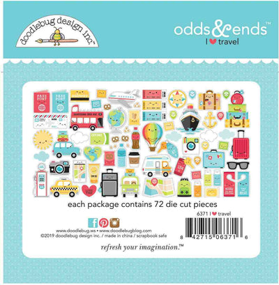 I Heart Travel Odds & Ends - Doodlebug Design