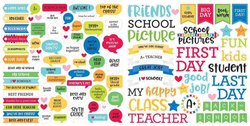 School Days Chit Chat - Doodlebug Design
