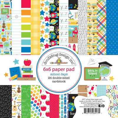 School Days 6" x 6" Paper Pad - Doodlebug Design