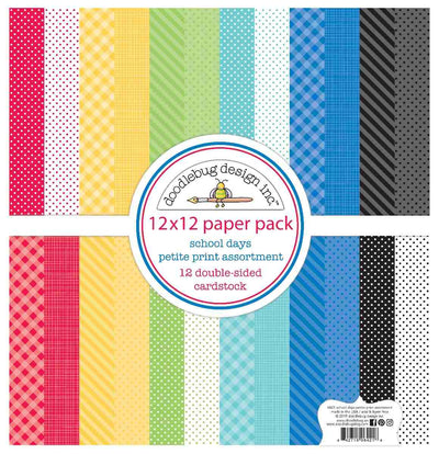 School Days Petite Print Assortment Pack - Doodlebug Design