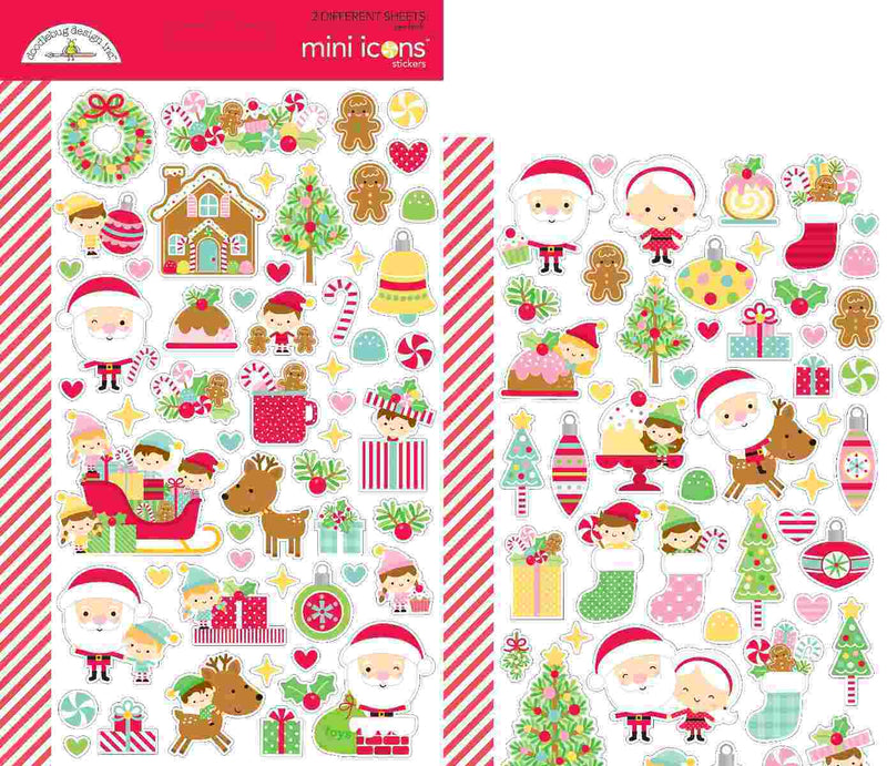 Christmas Magic Mini Icons Sticker - Doodlebug Design