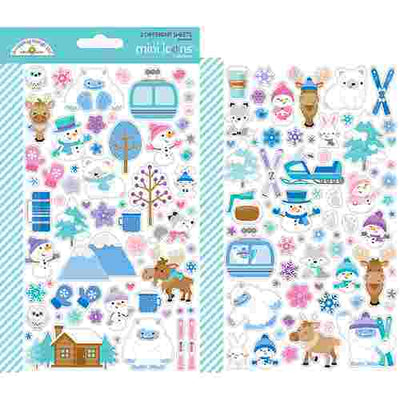 Winter Wonderland Mini Icons Stickers - Doodlebug Design