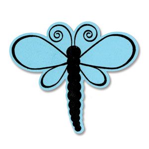 Dragonflies Framelits Dies w/ Stamps - Let It Bloom - Stephanie Barnard - Sizzix - Clearance