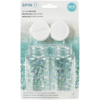 Glitter Bottles - Spin IT - We R Memory Keepers - Clearance
