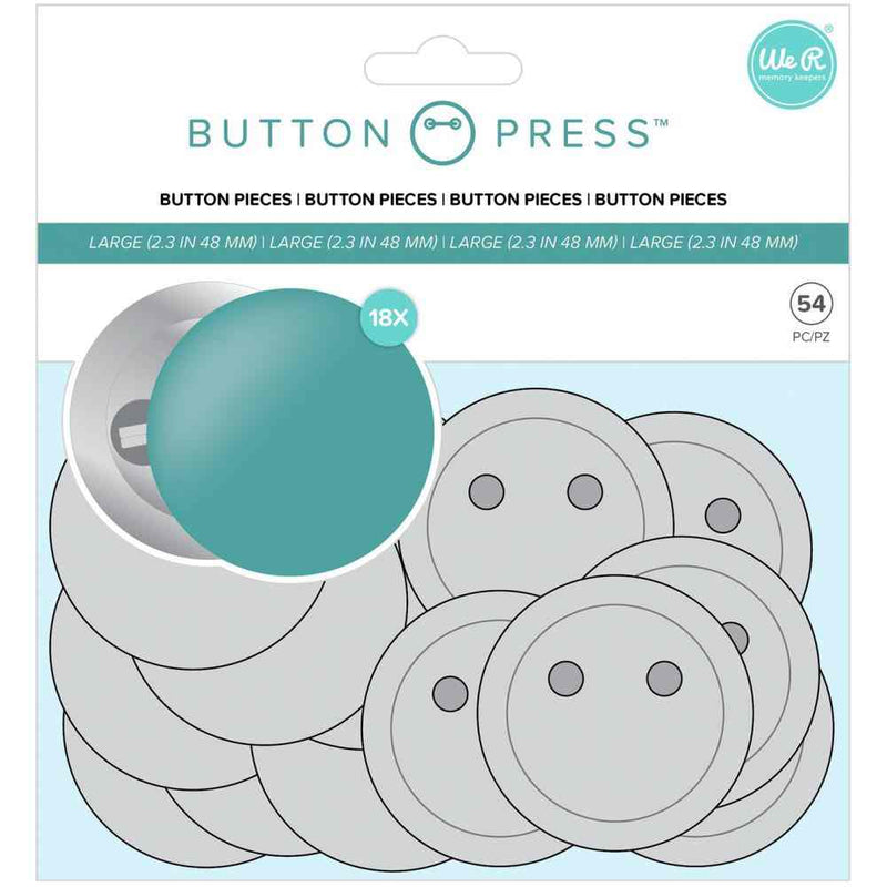 Large Button Blanks - Button Press - We R Memory Keepers