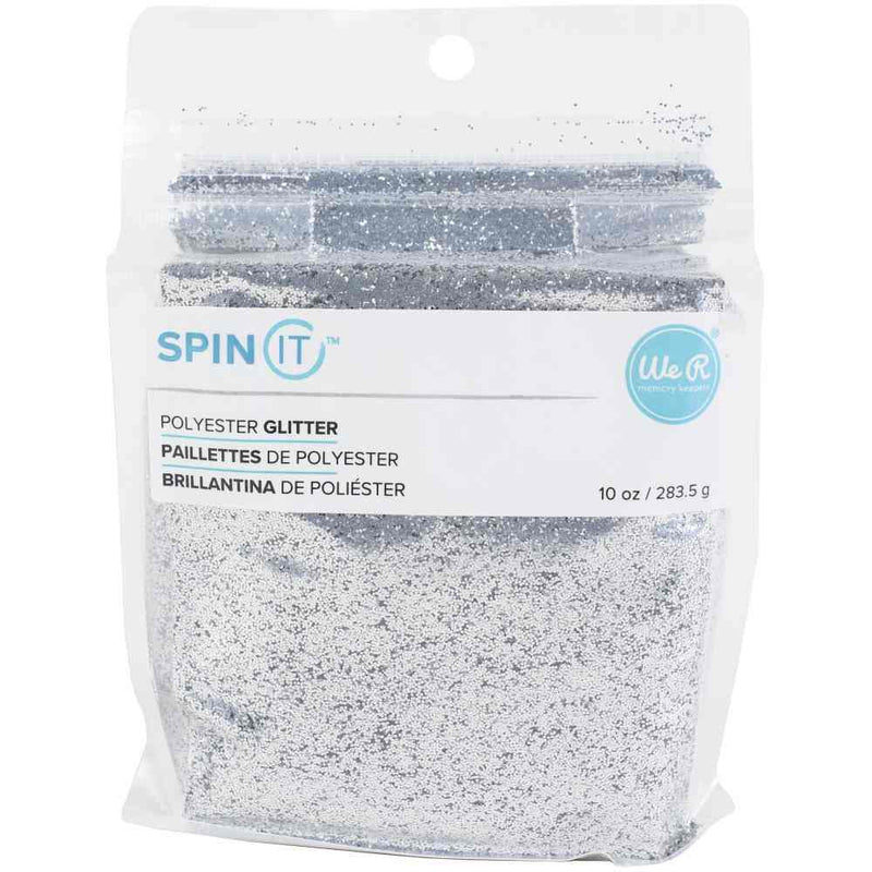 Silver Fine Glitter - Spin IT - We R Memory Keepers - Clearance
