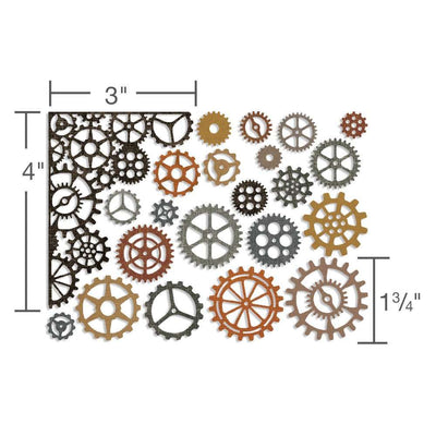 Tim Holtz gearhead die sizes