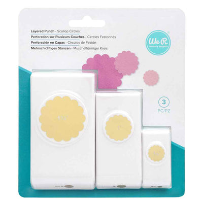Scallop Circles Nesting Punch - We R Memory Keepers
