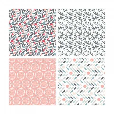 Assorted Patterns of Cotton Fabric - Making Essential - Sizzix - Clearance