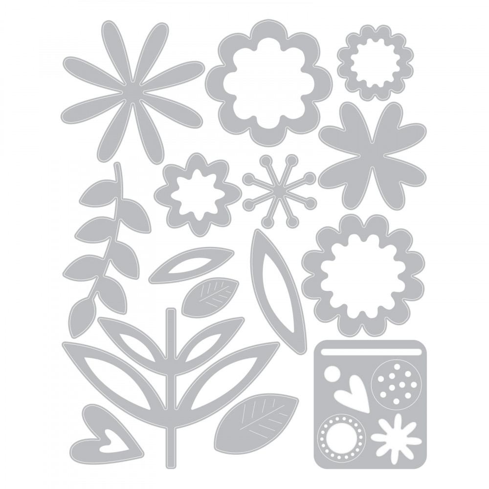 Flower Set Thinlits Dies