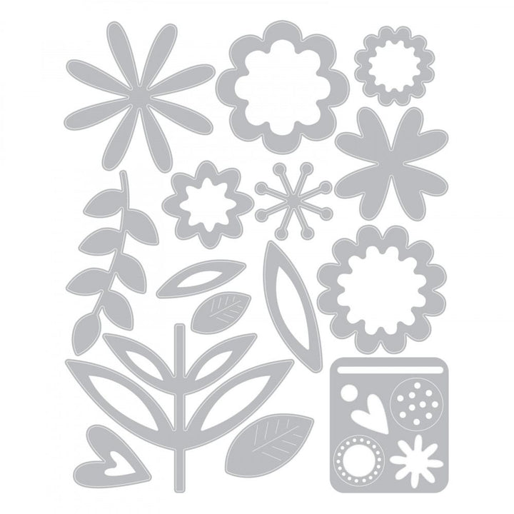 Flower Set Thinlits Dies