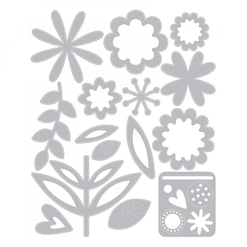 Flower Set Thinlits Dies