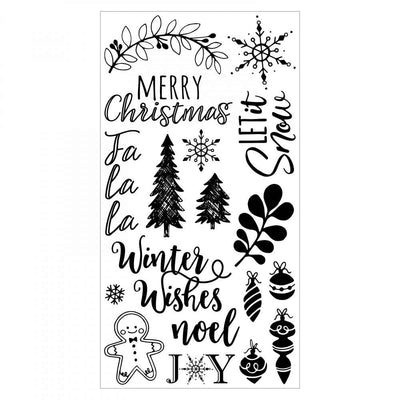 Winter Phrases Stamps - Katelyn Lizardi - Sizzix - Clearance