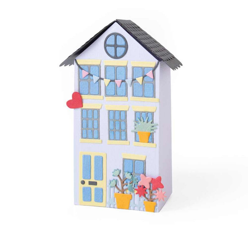 No Place Like Home Thinlits Die - Georgie Evans - Sizzix - Clearance