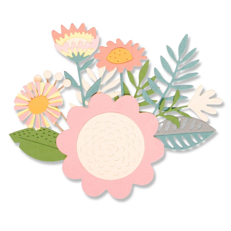 Floral Tropics Thinlits Die Set - Sophie Guilar - Sizzix - Clearance