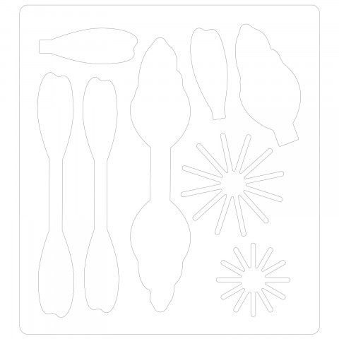 Summer Blooms Bigz Die - Jennifer Ogborn - Sizzix - Clearance