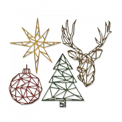 Geo Christmas Thinlits Die Set - Tim Holtz - Sizzix