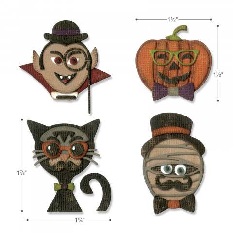 Hip Haunts Thinlits Die Set - Tim Holtz - Sizzix