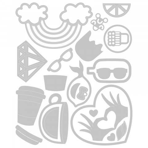 Spring Icons Thinlits Dies - Sizzix *