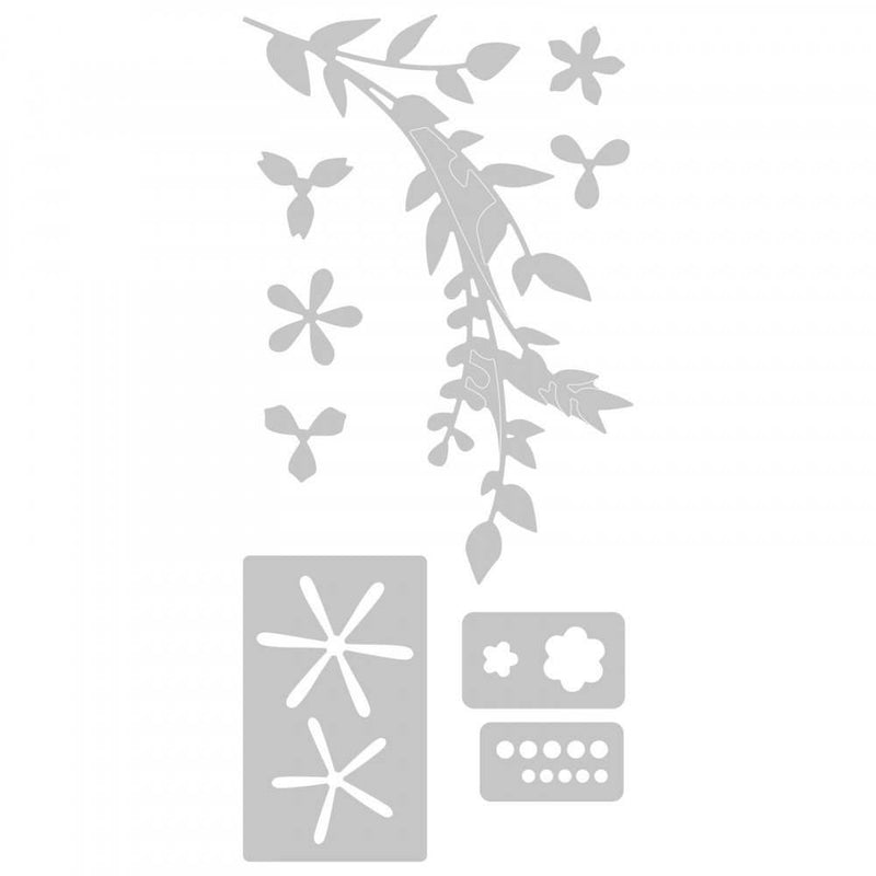 Spring Foliage Thinlits Dies - Pete Hughes - Sizzix  - Clearance