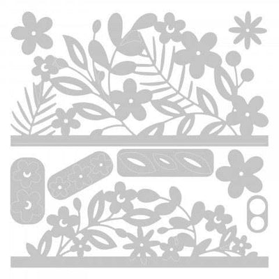 Floral Edges #2 Thinlits Dies - Sizzix  - Clearance