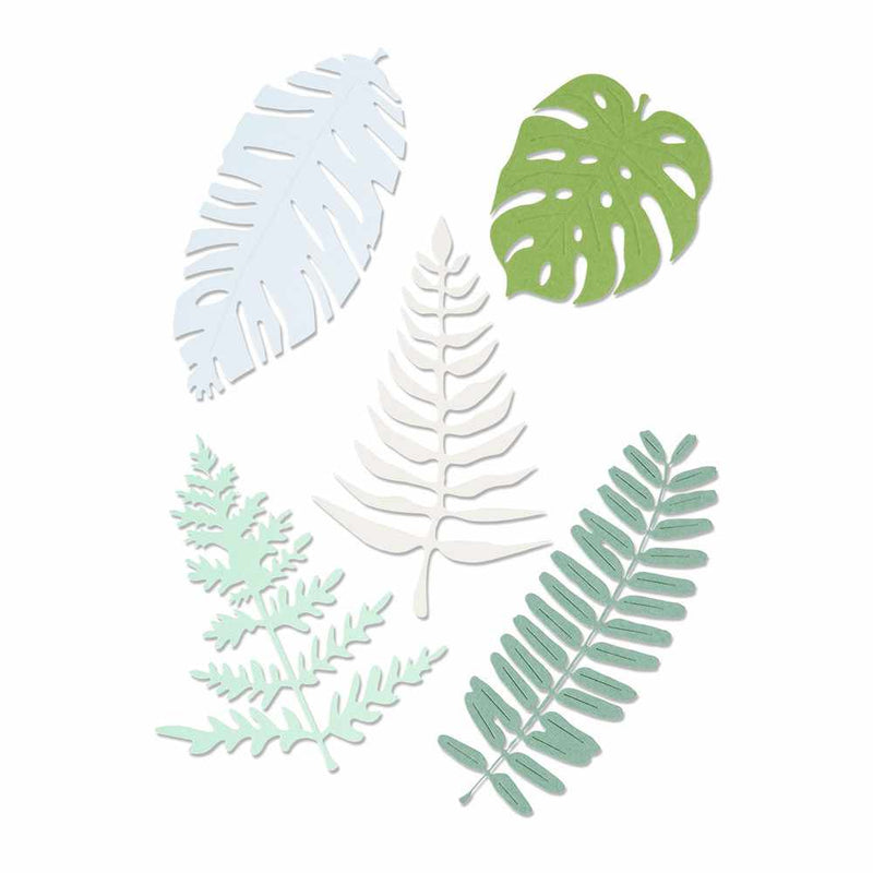 Large Tropicals Thinlits Plus Dies - Jenna Rushforth - Sizzix  - Clearance