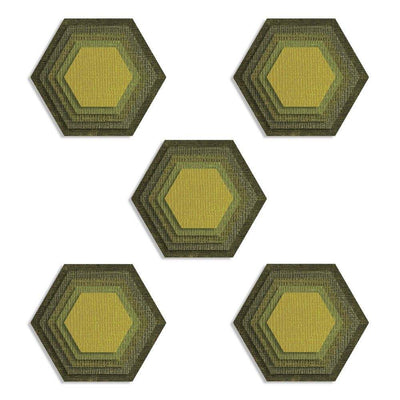 Stacked Tiles, Hexagons Thinlits Dies - Tim Holtz - Sizzix *