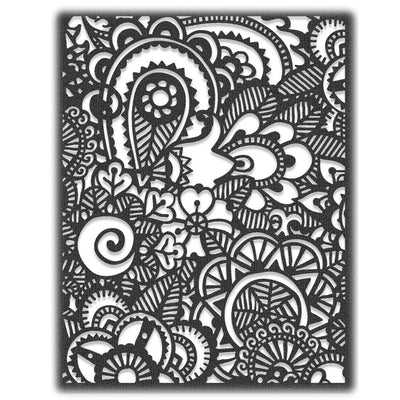 Doodle Art #2 Thinlits Die - Tim Holtz - Sizzix - Clearance