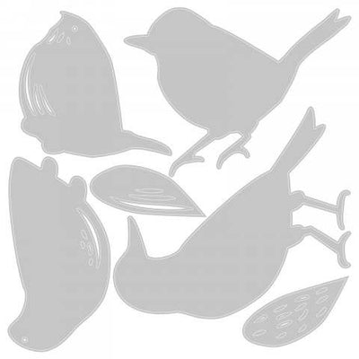 Feathered Friends Thinlits Die Set - Tim Holtz - Sizzix*