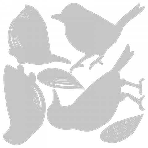 Feathered Friends Thinlits Die Set - Tim Holtz - Sizzix*